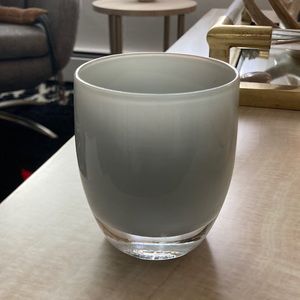 Glassybaby candle holder, color beluga, excellent condition